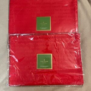 Kate Spade Vibrant Red Placemats